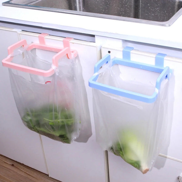 1PC Portable Hanging Garbage Bag Kitchen Gadget Storage Bag Rack Kitchen Accessories Household Tools Vegetable and Fruit Tools